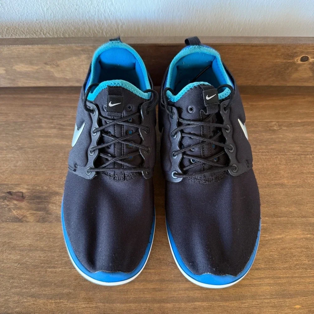 Nike Roshe Two GS Sneakers Youth 5.5Y Black Blue Running Shoes 844653-002